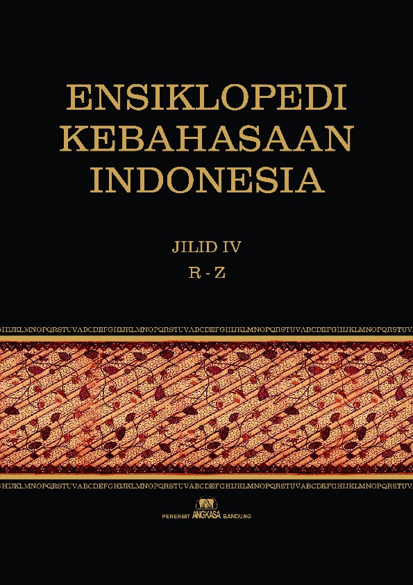 Ensiklopedi Kebahasaan Indonesia Jilid IV